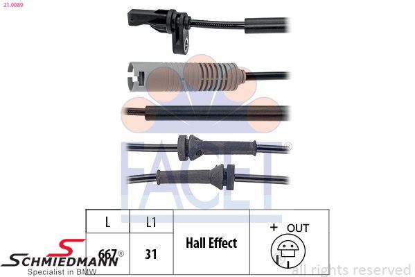 ABS sensor - front