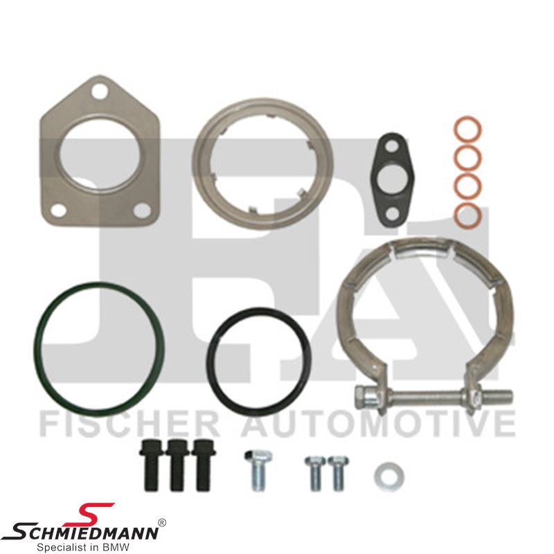 Mounting kit, turbocharger 