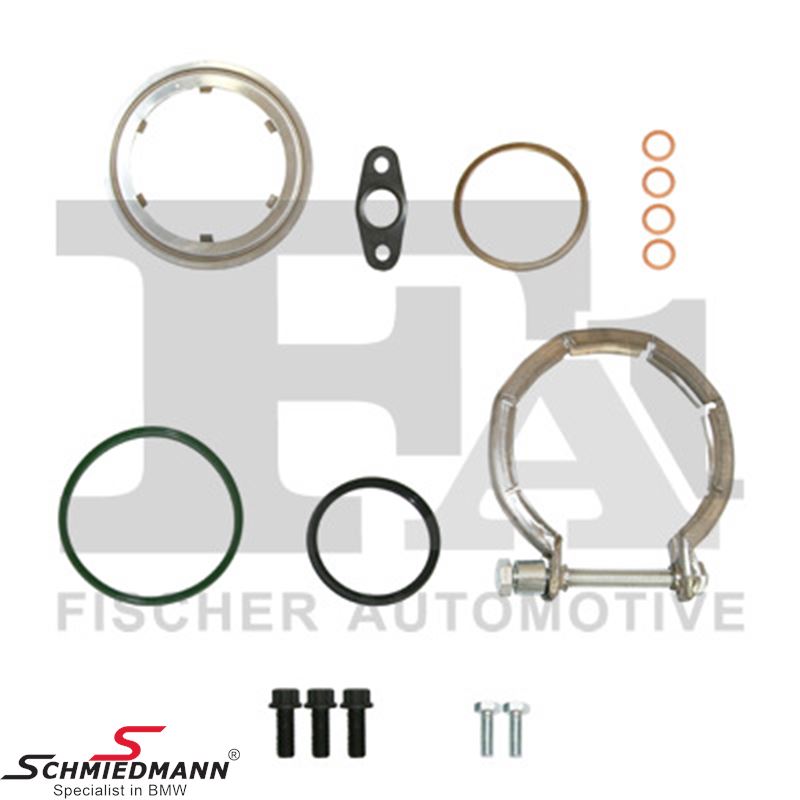 Mounting kit, turbocharger 