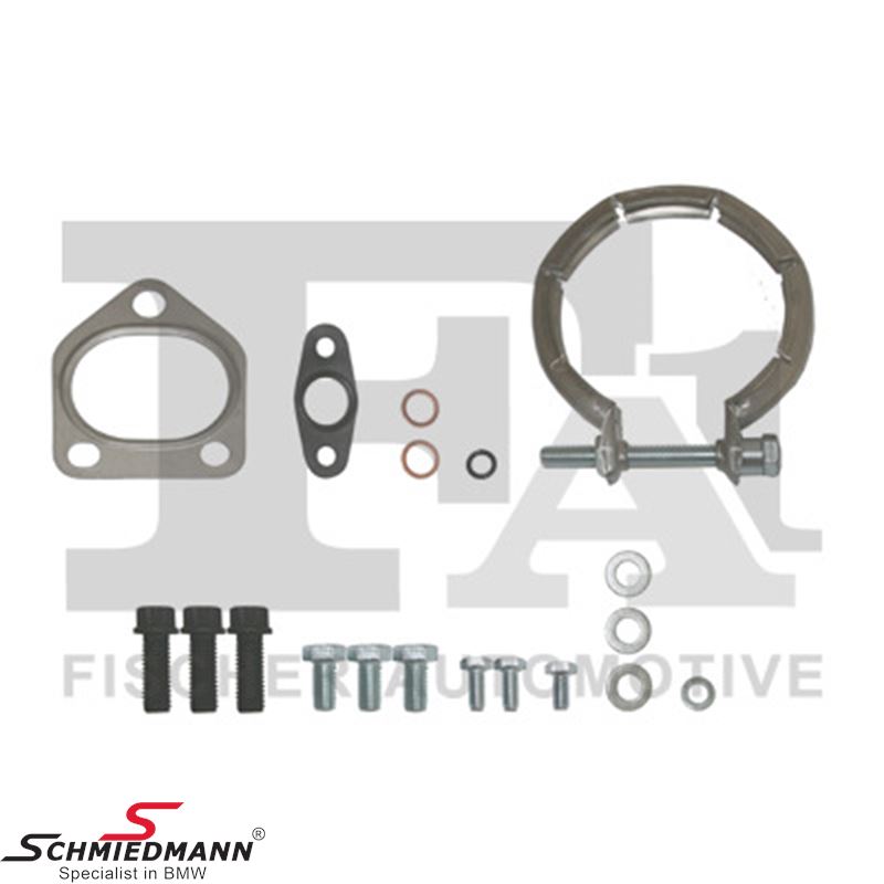 Mounting kit, turbocharger 