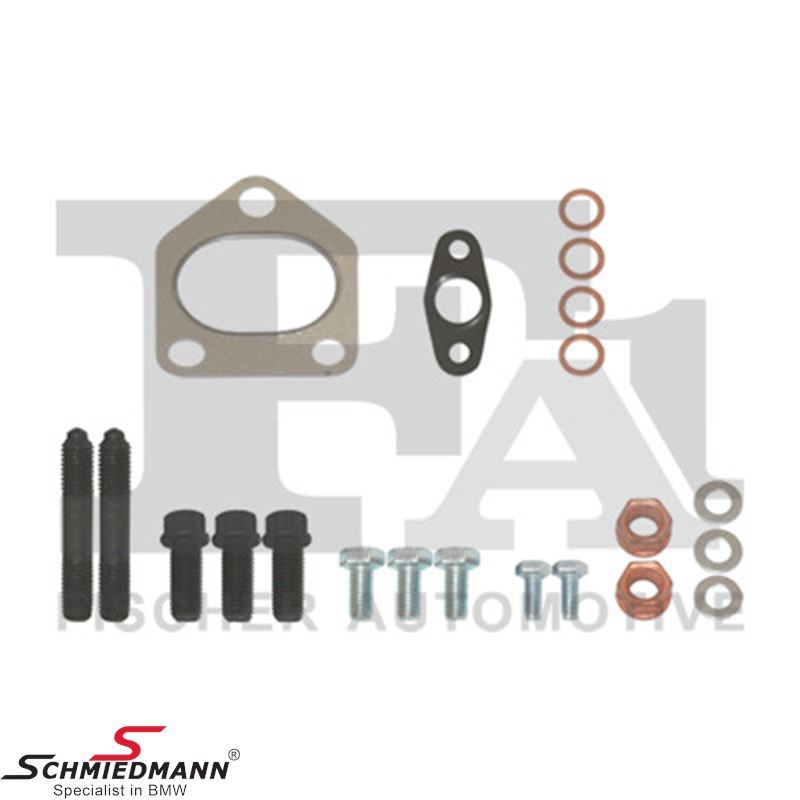 Gasket set with bolts, for turbocharger