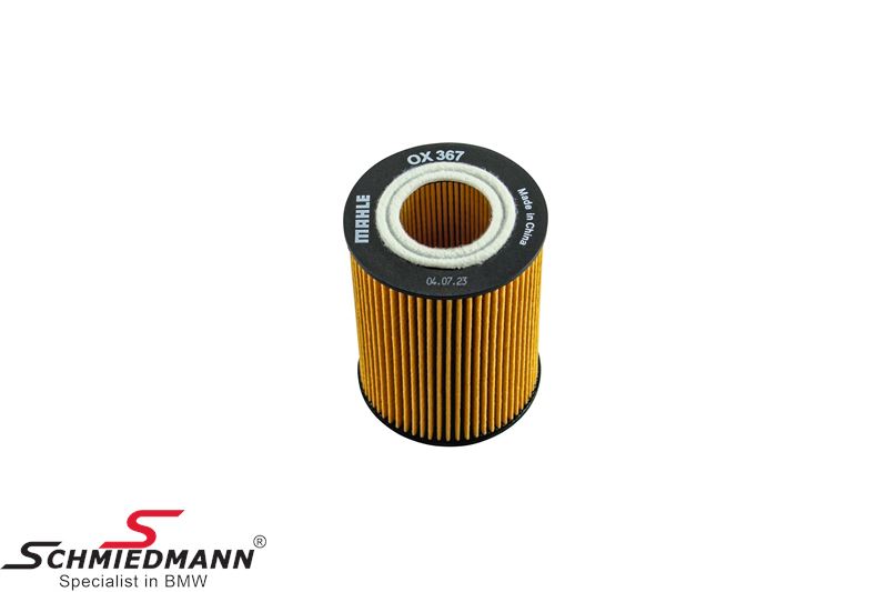 Oil filter insert