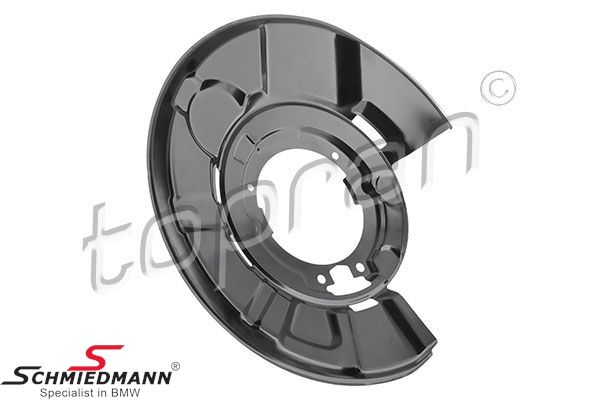 Brake protection plate - rear, right side