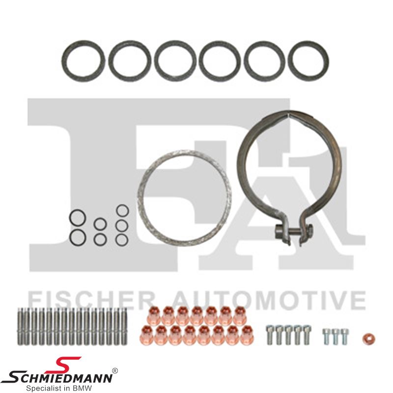 Mounting kit, for turbocharger 