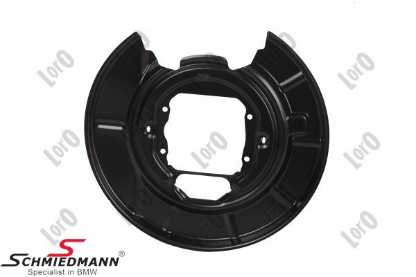 Brake protection plate - rear, left side