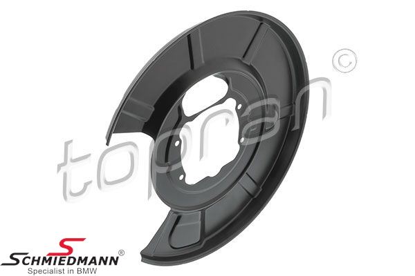 Brake protection plate - rear, right side