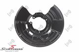 34216792244LR 34216792244 34 21 6 792 244 6792244  Brake protection plate - rear, right side, for M-performance brakes