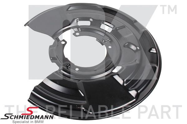 Brake protection plate - rear, left side, for M-performance brakes