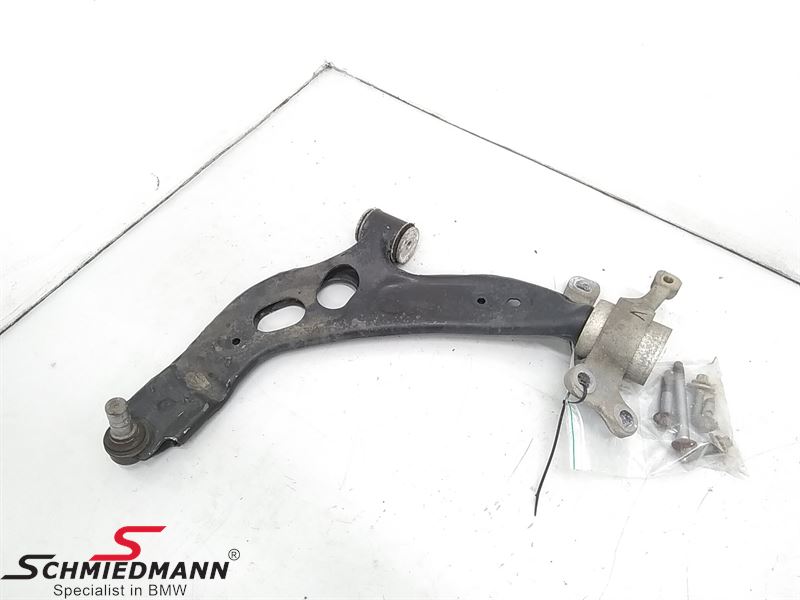 Wishbone L.-side steel with rubber mounting only 55288km Genuine BMW