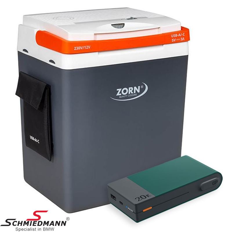 ZORN Z32 Electric Cooler Box 30L, 12/230V with Power Bank