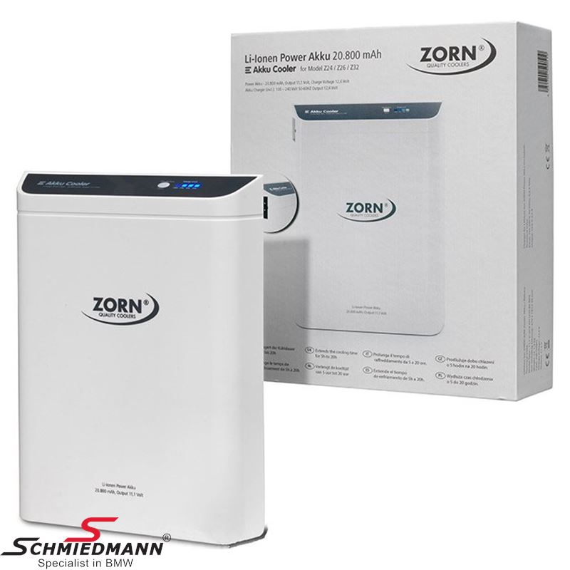 ZORN 20.8 Ah Extra battery for 30L cooler Box