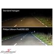 LEDH45800KPH1 BMW K21 -  LED Bulb 5800K, H4 - Philips Ultinon Pro6000 Boost - ECE approved