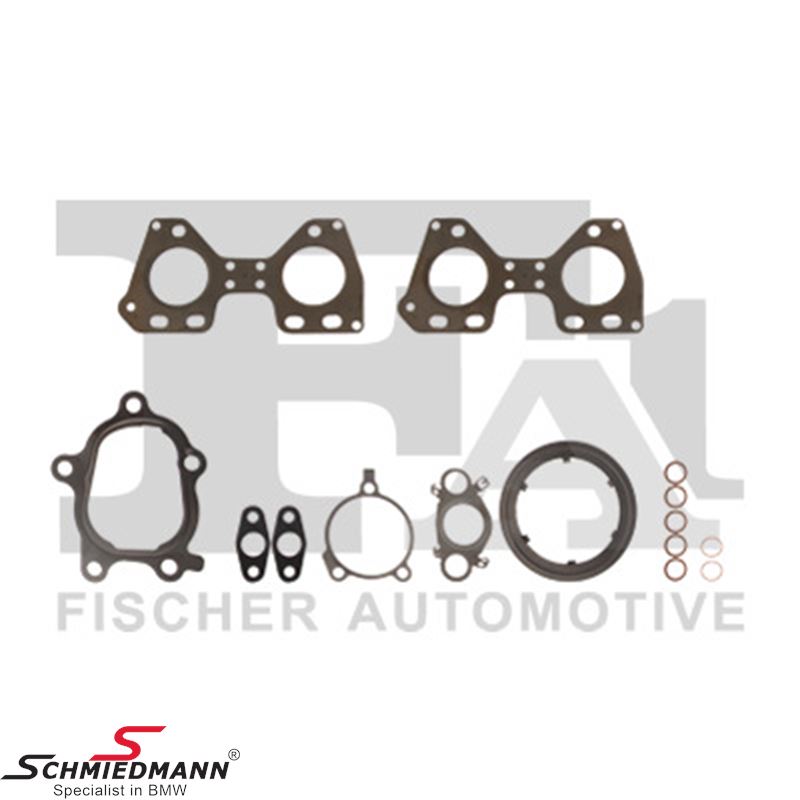 Gasket set, for turbocharger 
