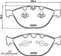 34112283365H 34112283365 34 11 2 283 365 2283365 宝马 E64 -  Brakepads front