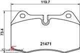 34112227863H 34112227863 34 11 2 227 863 2227863 BMW E31 -  Brake pads front 