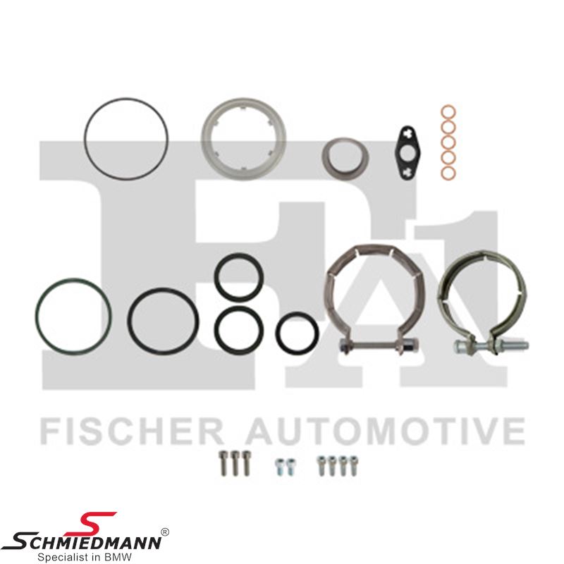Mounting kit, for turbocharger 