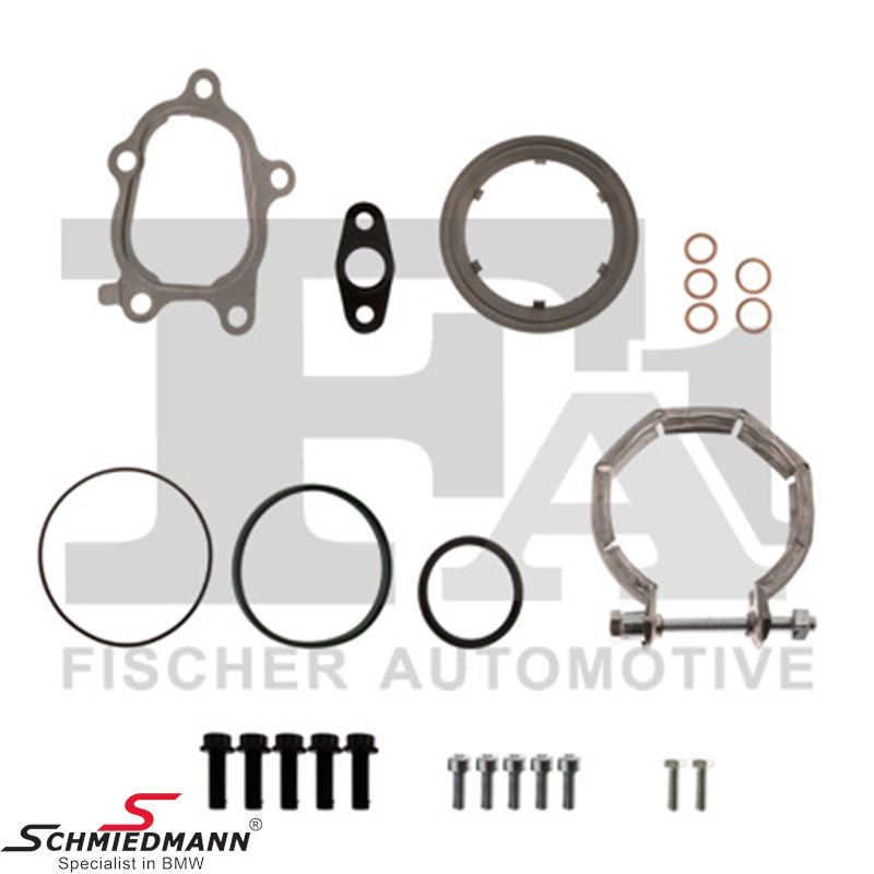 Mounting kit, for turbocharger 