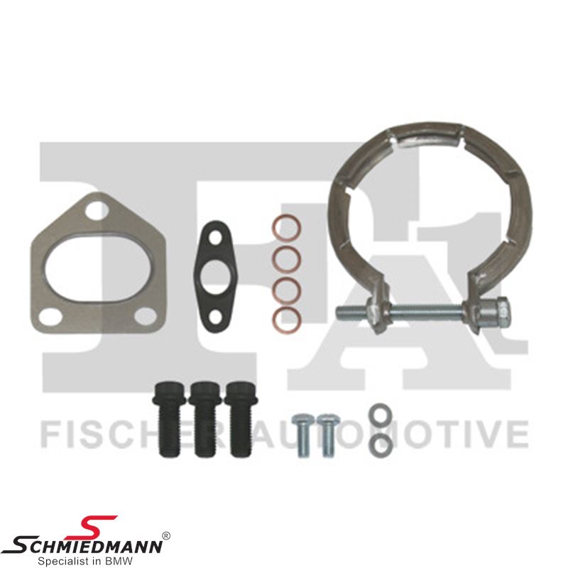 Mounting kit, for turbocharger 