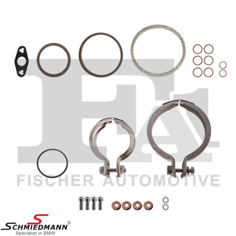 Mounting kit, for turbocharger 