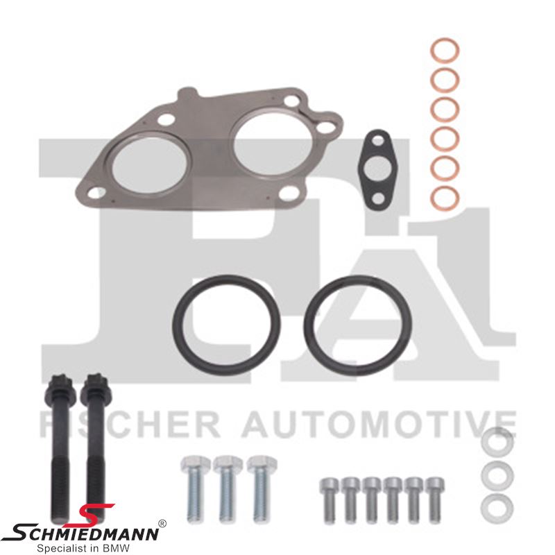 Mounting kit, for turbocharger 