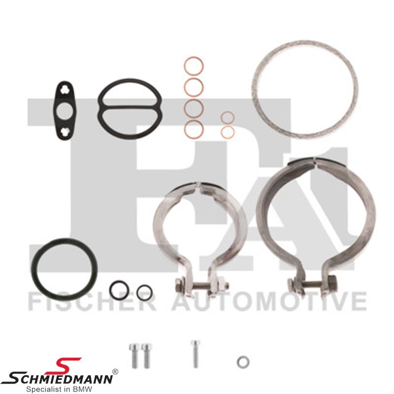 Mounting kit, for turbocharger 