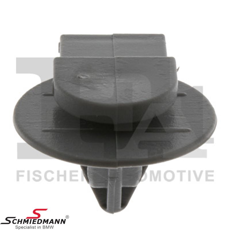 Clamp for wheel arch cover