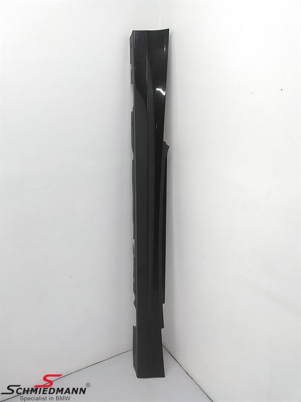 Door sill trim panel right black 2 668