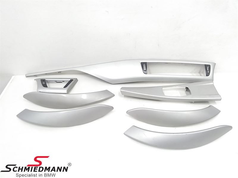 Interior moulding set "Satin Silver"