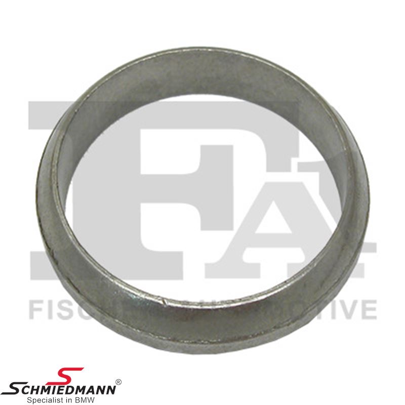 Gasket between particulate filter