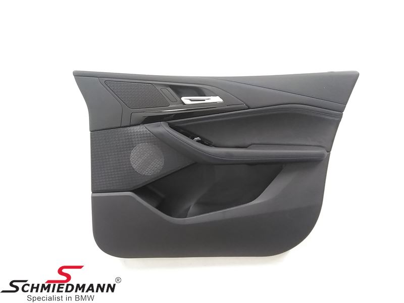 Door trim panel / doorcard front Right - Black / Blue