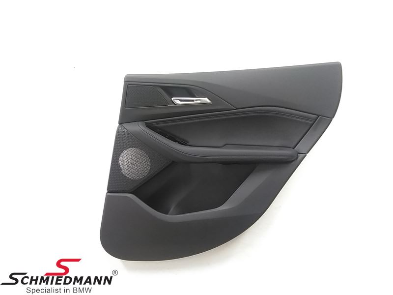 Door trim panel / doorcard rear Right - Black / Blue