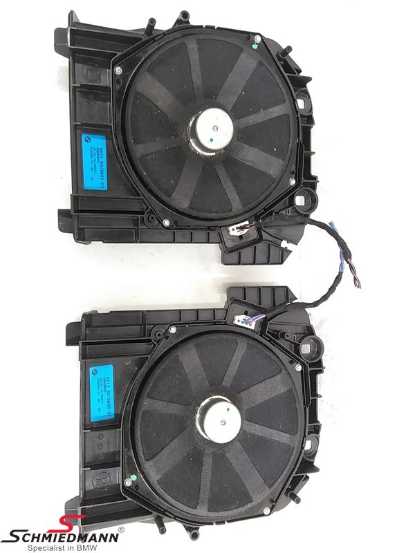 Bas Floor Loudspeaker under frontseat set 2pcs