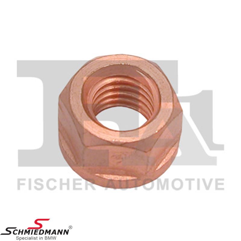 Copper nut for exhaust system - M10