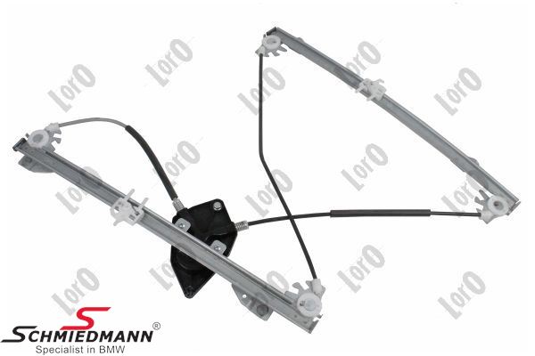 Electrical window drive - right side, front, without motor