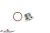 07119905428IC 07119905428 07 11 9 905 428 9905428 宝马 E61LCI -  Drain plug M18X1.5mm with gasket 