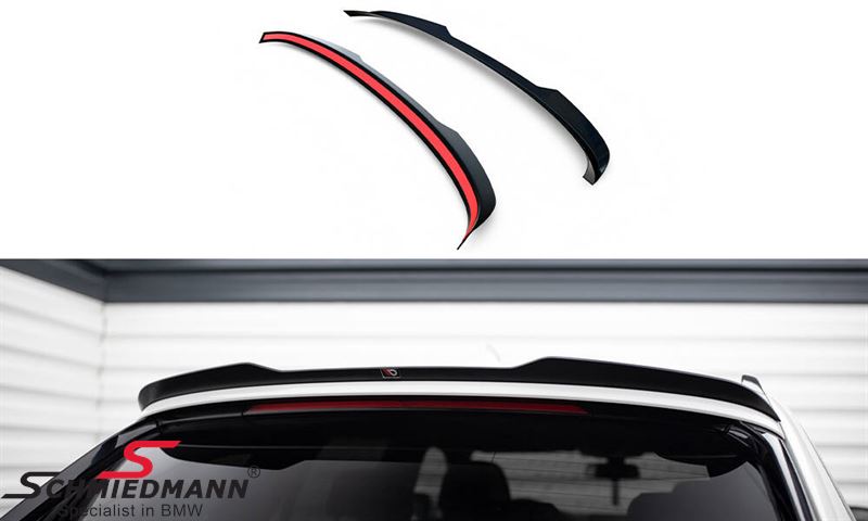 Maxton Design rear spoiler cap V2 - gloss black