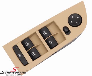 Switch window lifter driver's side, beige