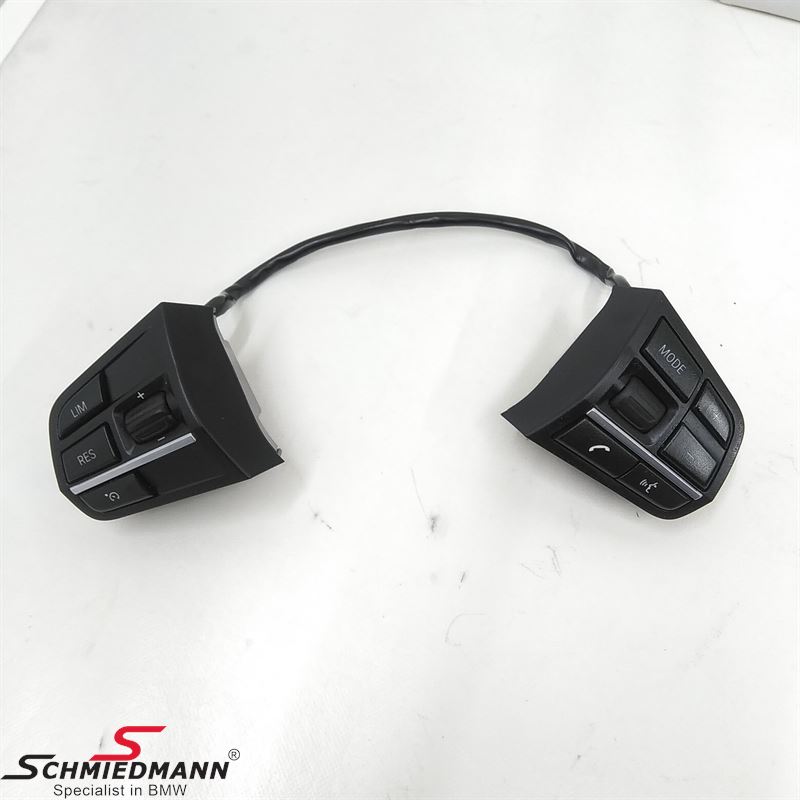 Multifunction steering wheel buttons for standard steering wheel