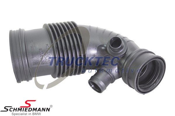 Rubber boot air intake