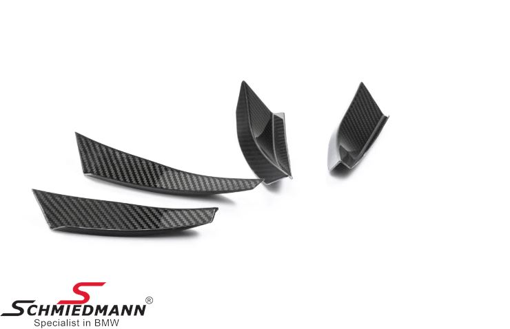 Frontbumper Canards set - Carbon