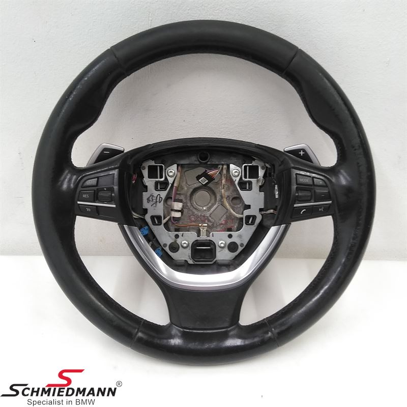 Steering wheel leather