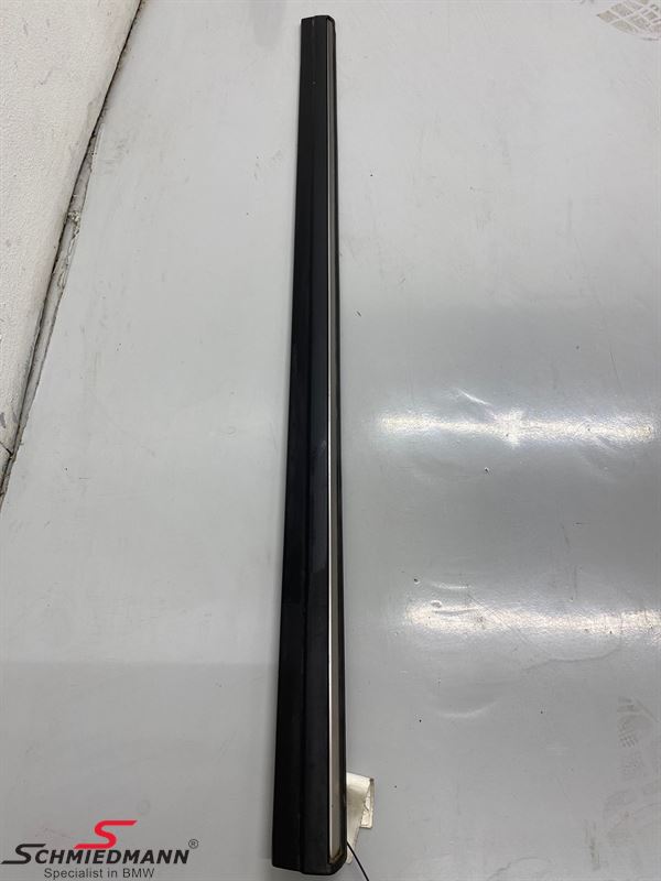 Bumper guard door front middle L.-side "Chrome"