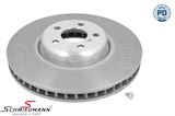 34116860912M 34116860912 34 11 6 860 912 6860912 宝马 X5 (G05) -  Brake disk right side, 348X36mm - ventilated, bi-metal