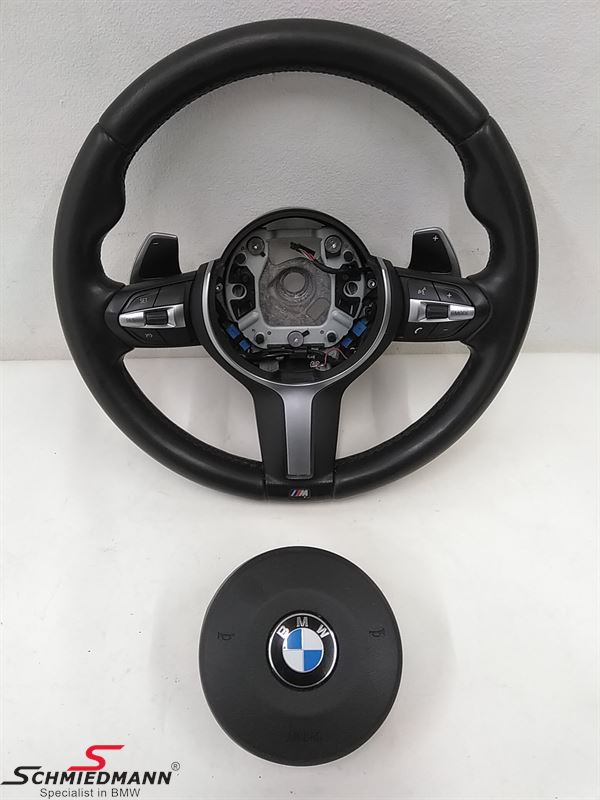 M-Sport leather steering wheel With paddle shift (Airbag included)