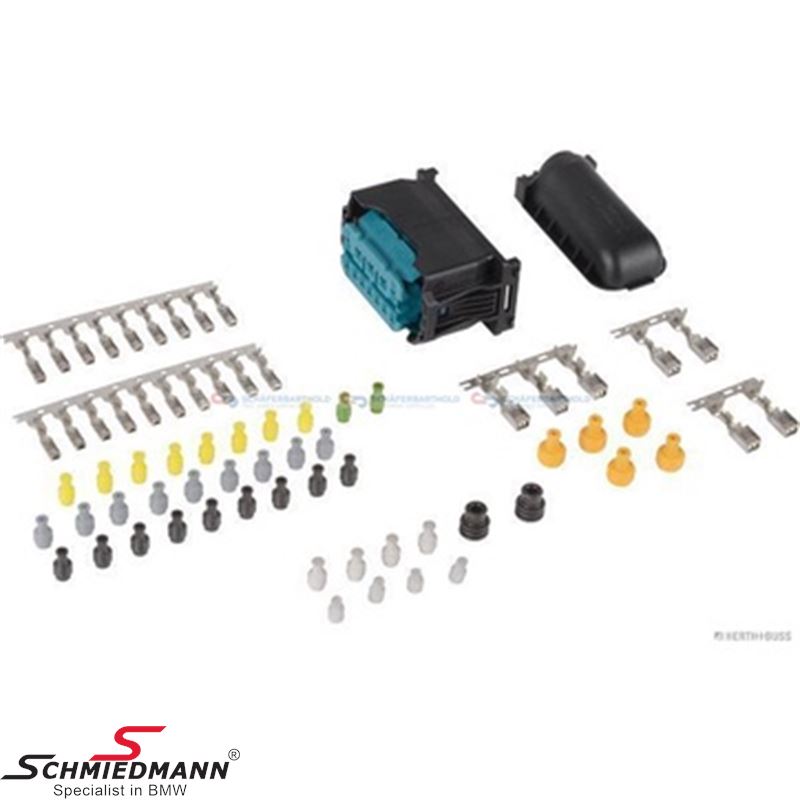 Repair kit for socket housing on headlight