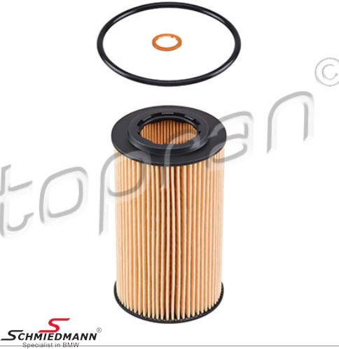 Oil filter insert