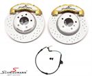 SCM909133826BBK 宝马 E82 -  Schmiedmann -S-Tech.- big brake kit front 338X26MM 6 pot  yellow calipers