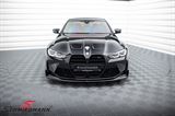 FRLG8081V4-MD  Maxton Design V4, front splitter - Black gloss