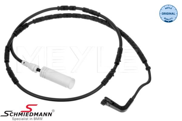 Brake pad wear sensor rear