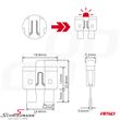 04341 宝马 G22 LCI -  Blade fuse set standard LED - with clip, 10 pcs.